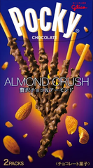 Pocky бисквитные палочки с кусочками миндаля