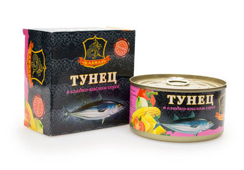 Тунец в сладко-кислом соусе "Хавиар", 185г