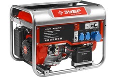 Генератор бензиновый Зубр ЗЭСБ-6200-Э - [5.7 кВт / 220V]