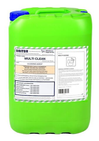 Unitor MULTI CLEAN - универсальное моющее средство - 25 л