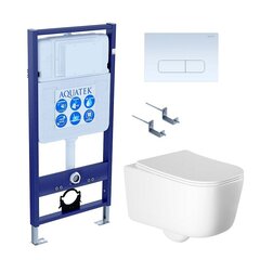 Комплект AQUATEK ЛУГАНО-013 4в1 (рама AQUATEK Standard INS-0000012+ кркпеж KKI-0000002+клавиша KDI-0 фото