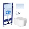 Комплект AQUATEK ЛУГАНО-013 4в1 (рама AQUATEK Standard INS-0000012+ кркпеж KKI-0000002+клавиша KDI-0