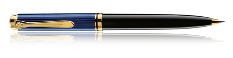 Ручка шариковая Pelikan Souverän® K800 Black & Blaue GT (997007)