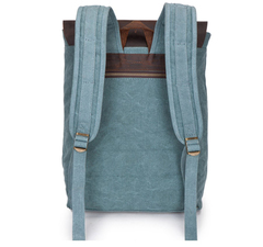 Рюкзак из кожи и хлопка BUG 388 Blue