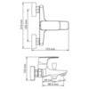 WasserKRAFT Salm 2701 Смеситель для ванны с коротким изливом