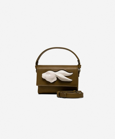 Сумка FLAP MINI RABBIT HEAD BAG Olive