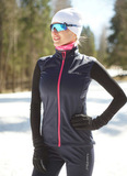Женский лыжный жилет Nordski Motion BlueBerry/Pink