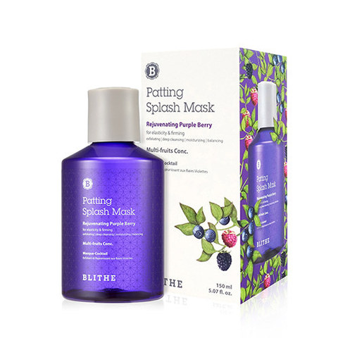 Blithe Rejuvenating Purple Berry Splash Mask омолаживающая сплэш-маска для эластичности кожи с экстрактами лесных ягод