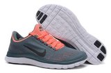 Кроссовки женские Nike Free Run 3.0 V5 Dark Grey Orange