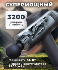 Массажер для тела электрический Meavon Yunmai Massage Gun MV-FG-0308, черный