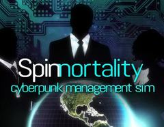 Spinnortality | cyberpunk management sim (для ПК, цифровой код доступа)