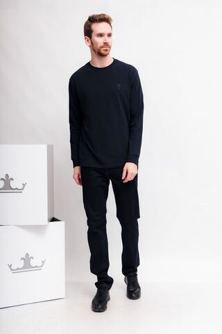 KARL Lagerfeld Лонгслив из хлопка с логотипом