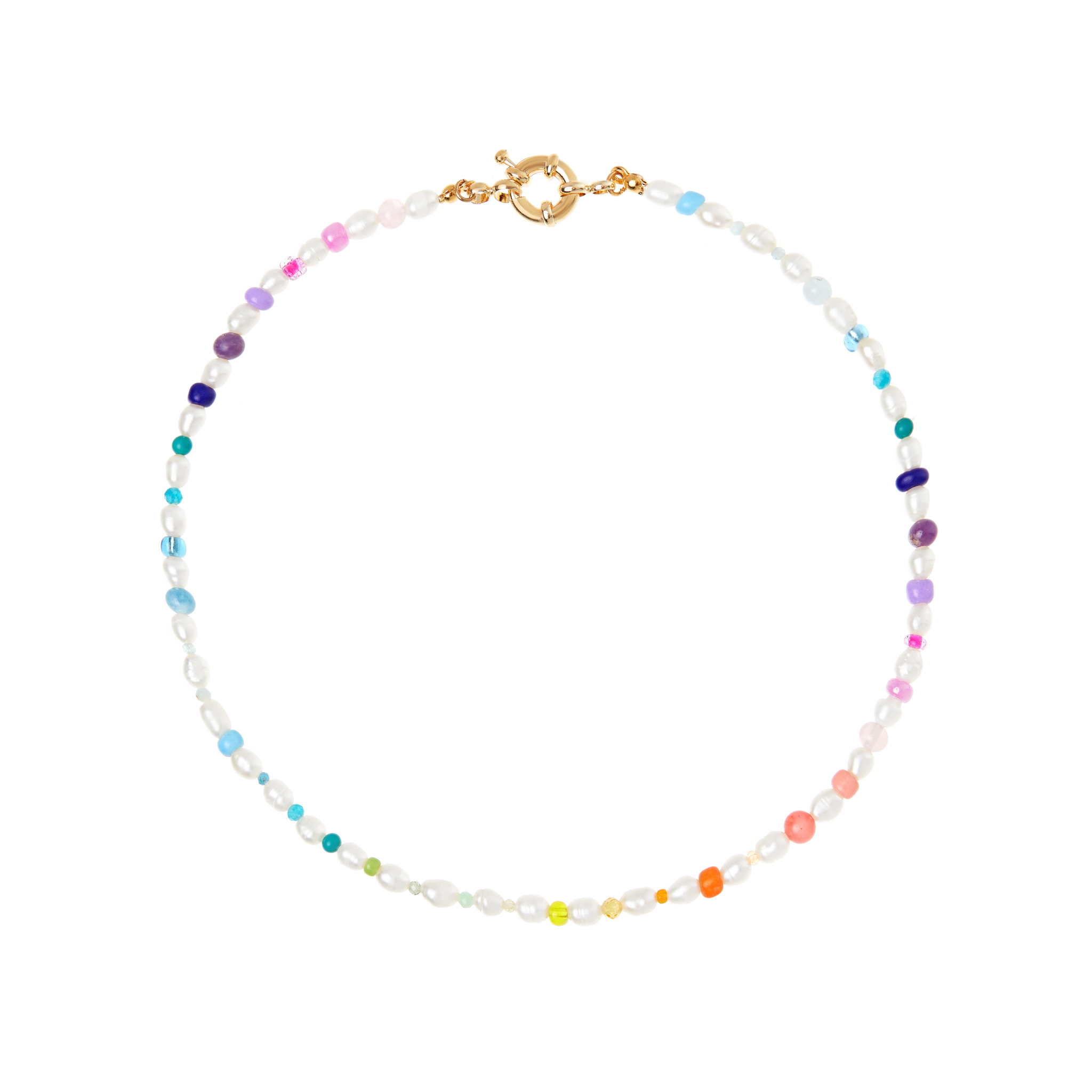 HOLLY JUNE Колье Colorful Necklace колье holly june carabiner necklace angelite