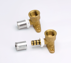 Водорозетка пресс латунь RIIFO Omni 16-1/2"ВР L40,5, уп 7 шт