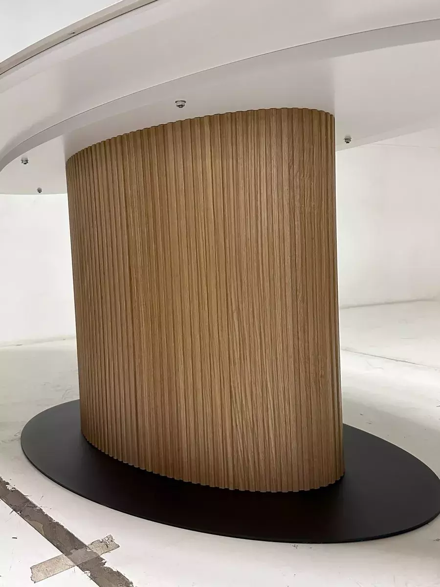 Стол CARY 220 цвет БЕЛЫЙ МРАМОР M326/ Каркас OAK, DISAUR