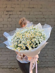 Букеты "Полевой из ромашек"