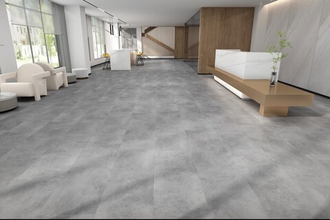 LVT плитка Evofloor Stone Glue Light Concrete - Светлый Бетон