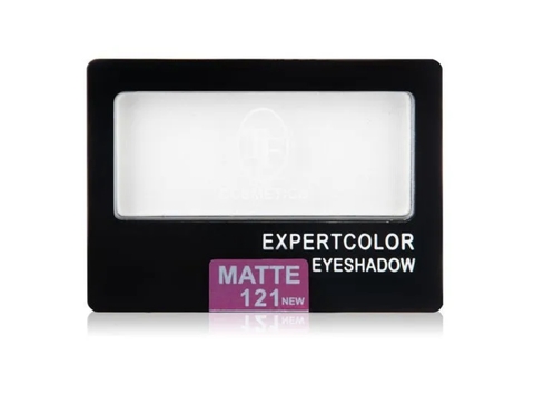 TF Тени для век компактные ExpertColor EyeShadow Mono тон 121 белый с шиммерным финишем/сатин