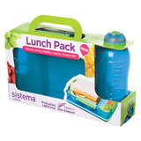 Набор Lunch: контейнер с разделителями (975 мл) и бутылка (330 мл), артикул 41575, производитель - Sistema, фото 7