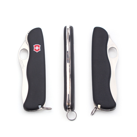 Нож складной Victorinox Sentinel One Hand, 111 mm Black (0.8413.MW3)