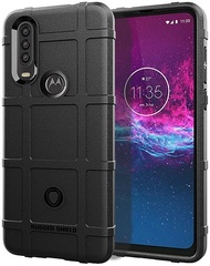 Чехол для Motorola Moto One Action (P40 Power) цвет Black (черный), серия Armor от Caseport