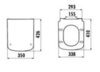 CREAVIT Крышка дуропласт с микролифтом MARE KC1703.02.0000E