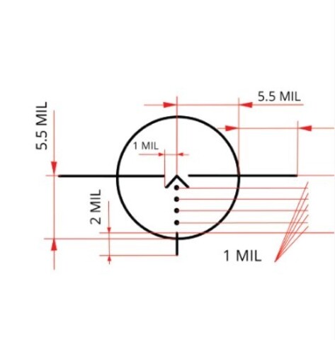 Immersive Optics 5х24 MDR без регулируемого крепления МОА