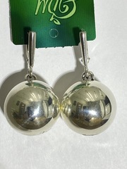 Гига (серьги из серебра)