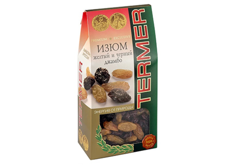 Изюм Голд и Черный Джамбо "Termer", 250г