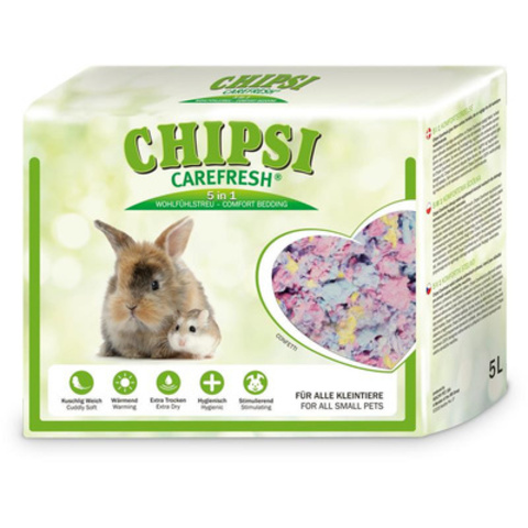 Chipsi CareFresh Confetti наполнитель/подстилка для птиц и мелких дом животных (разноцветный) 50л