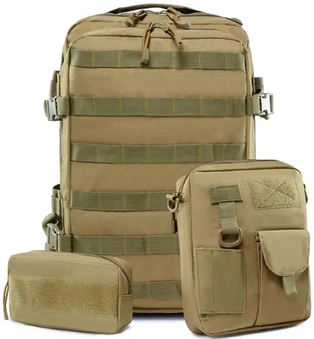 Картинка рюкзак тактический Skully Tactic RWZS04 песок - 7