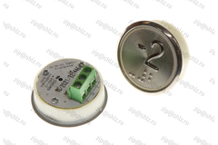 Кнопка (кнопочный модуль) EA2406S-D-R "-2 этаж", круглая, динамическая красная подсветка, Брайль