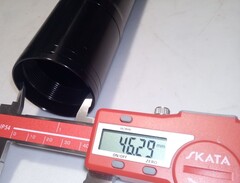 Внешний стакан пера вилки для Honda CBR 1000 RR 2004-2007. Цвет: черный