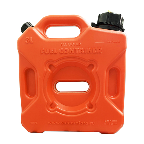 Канистра ЭКСТРИМ Драйв Плюс (3 литра, с клапаном, оранжевая)