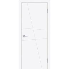 Купить Межкомнатная дверь эмаль Смальта Лайн 02 белая Ral 9003 глухая