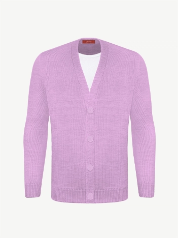 Кардиган с пуговицами из экохлопка