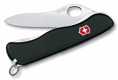 Нож складной Victorinox Sentinel One Hand, 111 mm Black (0.8413.MW3)
