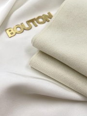 Подвяз трикотажный молочный (сливочный) 0,9 м, ширина 7 см