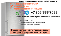 Ремонт холодильников Либхер (Liebherr) на дому Казань