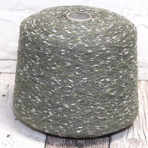 Фасонный меринос A ZETA FILATI VIENNA 800 белый с зеленым