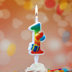 Свеча-цифра тортовая 