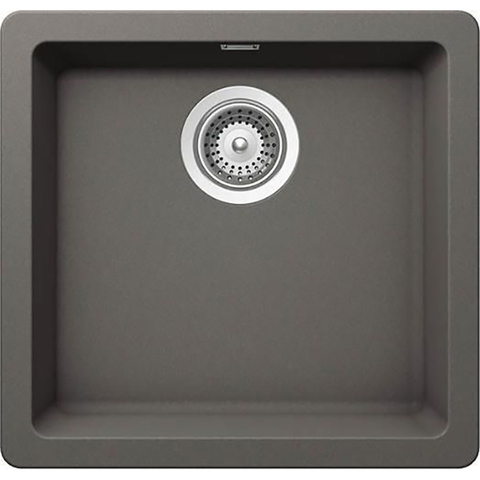 Schock Soho 50 (N-100S) Cristadur 450x430 (подстольный монтаж) серебристый камень