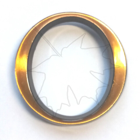 Бронзовая буква О на памятник высотой 5см, Caggiati