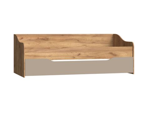 Челси Color Кровать выдвижная (Глиняный серый/Дуб крафт)