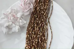 Гематит синтетический, прямоугольные бусины, 4*2 мм, шоколад, 1 нить, ГМ068