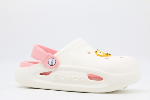 Капика пляжная обувь крокс (белый-розовый) 28-35   82257-1