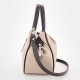 Сумка Саломея 479 леар бежевый + шоколад