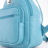 Рюкзак Саломея 602 фактурный морская волна