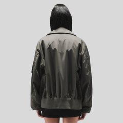 Бомбер Alpha Industries CWU 36/P Relaxed Patched Field Grey (Полевой Серый)