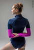 4 Raglan Sleeves Zip leotard | dark_sapphire